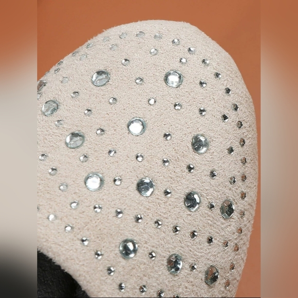 Rhinestone Flat Slip-Ons - Picture 2 of 8